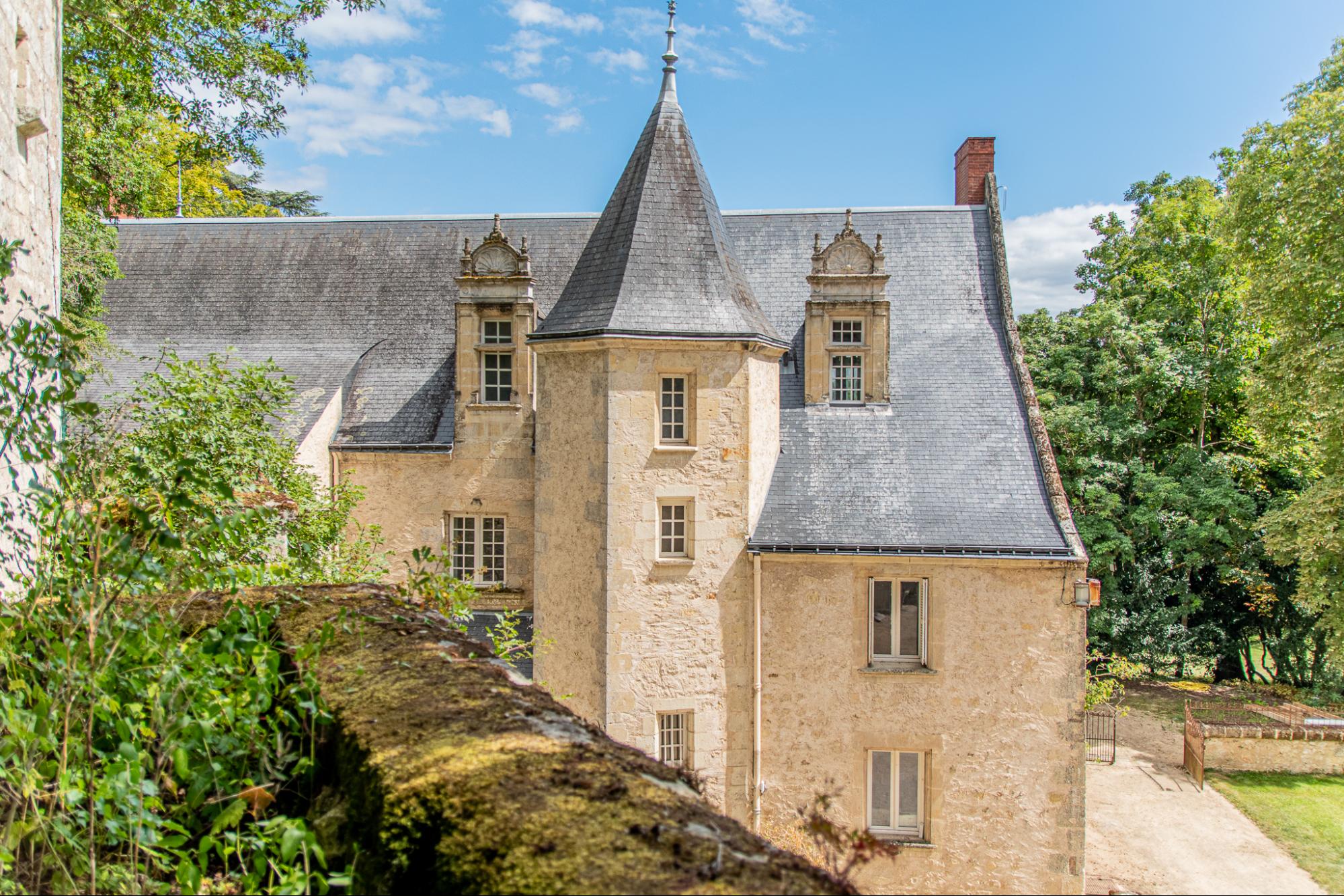 Un plan du coliving de la roche cotard à Langeais, France