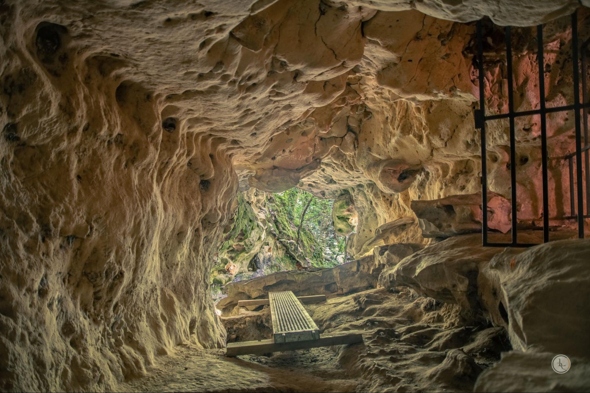 L'entrée de la grotte de la roche cotard